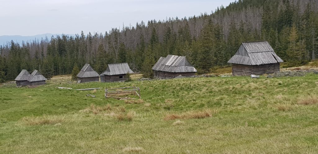 Shelter. Visiting Tatra Mountains in Spring.